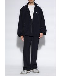 Balenciaga - Nylon Trousers With Printed Logo - Lyst