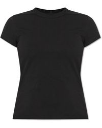 Rick Owens - Cotton T-Shirt With A Crew Neck - Lyst