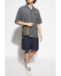 Bottega Veneta - Denim Shirt With Short Sleeves - Lyst