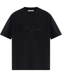Acne Studios - T-Shirt With Logo - Lyst