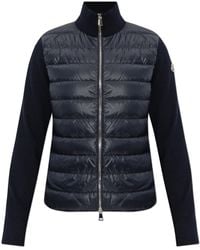 Moncler - Cardigan With Stand-Up Collar - Lyst