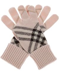 Burberry - Cashmere Gloves - Lyst