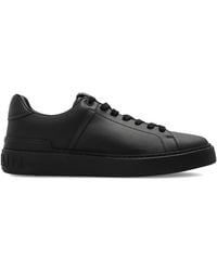 Balmain - "B-Court" Leather Sneakers - Lyst