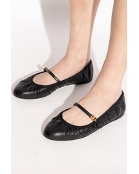 Dolce & Gabbana - Satin Ballet Flats - Lyst