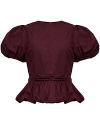 ROTATE BIRGER CHRISTENSEN - Draped Top - Lyst