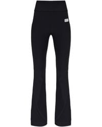 EA7 - Ribbed Flared Trousers - Lyst