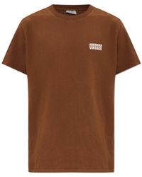 American Vintage - T-Shirt With Printed Logo - Lyst