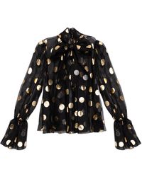 Dolce & Gabbana - Polka Dot Patterned Shirt - Lyst