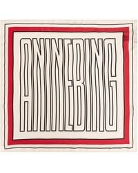 Anine Bing - Silk Scarf "York" - Lyst