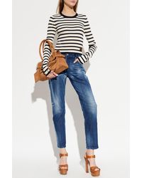 DSquared² - Wool Sweater With Striped Pattern - Lyst