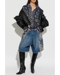R13 - Cardigan With A Vintage Effect - Lyst