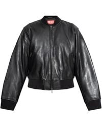 DIESEL - Leather Jacket L-Ilan A14564 - Lyst
