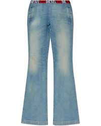 DIESEL - Jeans With Raw Finish D-Eby-S - Lyst