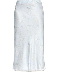 LoveShackFancy - Silk Skirt 'Kalo' - Lyst