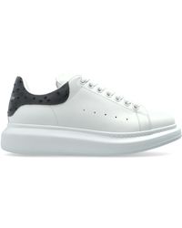 McQueen - Leather Shoes With Logo - Lyst