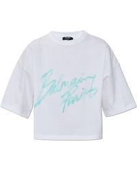 Balmain - Short Loose-Fit T-Shirt - Lyst