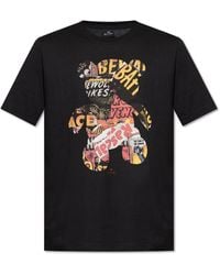 Paul Smith - T-shirt With Colorful Print, - Lyst