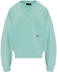 Willy Chavarria - Wool Sweater 'Chavarria V-Neck' - Lyst