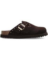 Scholl - Leather Clogs 'Beatriz Clog Fur' - Lyst