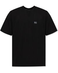 Dolce & Gabbana - T-Shirt With Logo Appliqué - Lyst