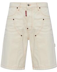 DSquared² - 'Cargo'-Style Denim Shorts - Lyst