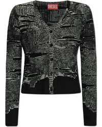 DIESEL - Cardigan M-Alima-L - Lyst