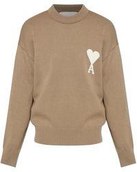Ami Paris - Sweater With Logo - Lyst