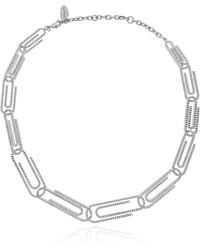 Off-White c/o Virgil Abloh - Short Necklace With Shimmering Crystals - Lyst