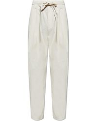 Dolce & Gabbana - Loose-Fit Pleated Trousers - Lyst