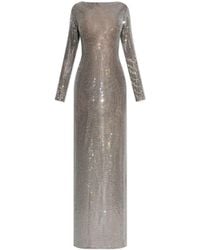 Self-Portrait - Dress With Shimmering Sequins - Lyst