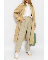 Emporio Armani - Trench Coat With Belt, - Lyst