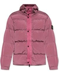 Stone Island - Down Jacket From The 'Nylon Metal' Collection - Lyst