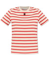 Tory Burch - Striped Pattern T-Shirt - Lyst