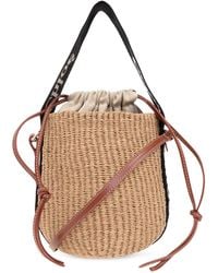 Chloé - 'Woody Small' Bucket Shoulder Bag - Lyst