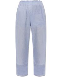 Emporio Armani - Linen Trousers, - Lyst