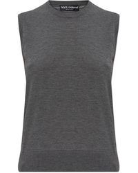 Dolce & Gabbana - Cashmere Vest - Lyst