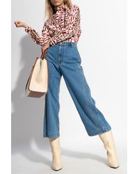 Lanvin High-waisted Jeans - Blue