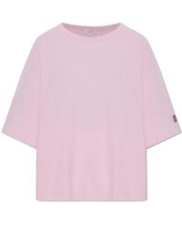American Vintage - T-Shirt With Raw Edges - Lyst
