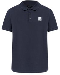 Balmain - Polo With Logo - Lyst
