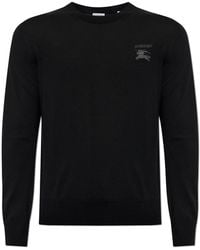 Burberry - Wool Sweater 'Easton' - Lyst
