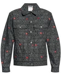 Moschino - Jacket With Embroidered Pattern - Lyst