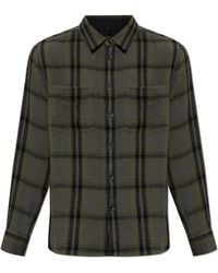 Rag & Bone - Striped Shirt With A Check Pattern - Lyst