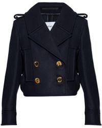 Givenchy - Wool Jacket With Epaulettes - Lyst