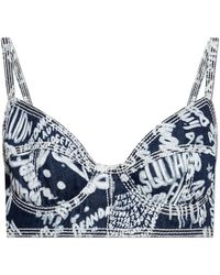 DSquared² - Short Denim Top - Lyst