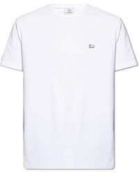 Woolrich - T-shirt With Logo, - Lyst