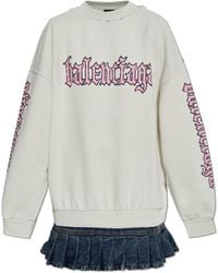 Balenciaga - Dress With A 'Vintage' Effect - Lyst