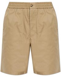 Ami Paris - Cotton Shorts With Pockets - Lyst