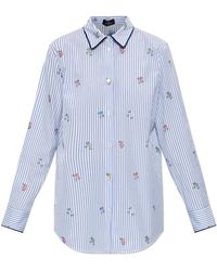 Etro - Striped Shirt - Lyst