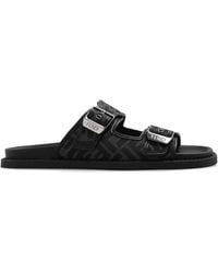Fendi - Monogrammed Slides - Lyst