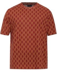 Emporio Armani - T-Shirt With Monogram - Lyst